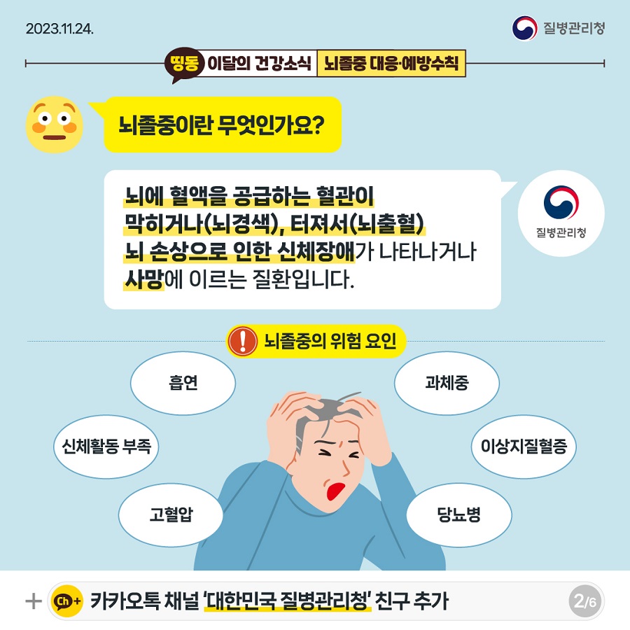 뇌졸중의 증상과 예방