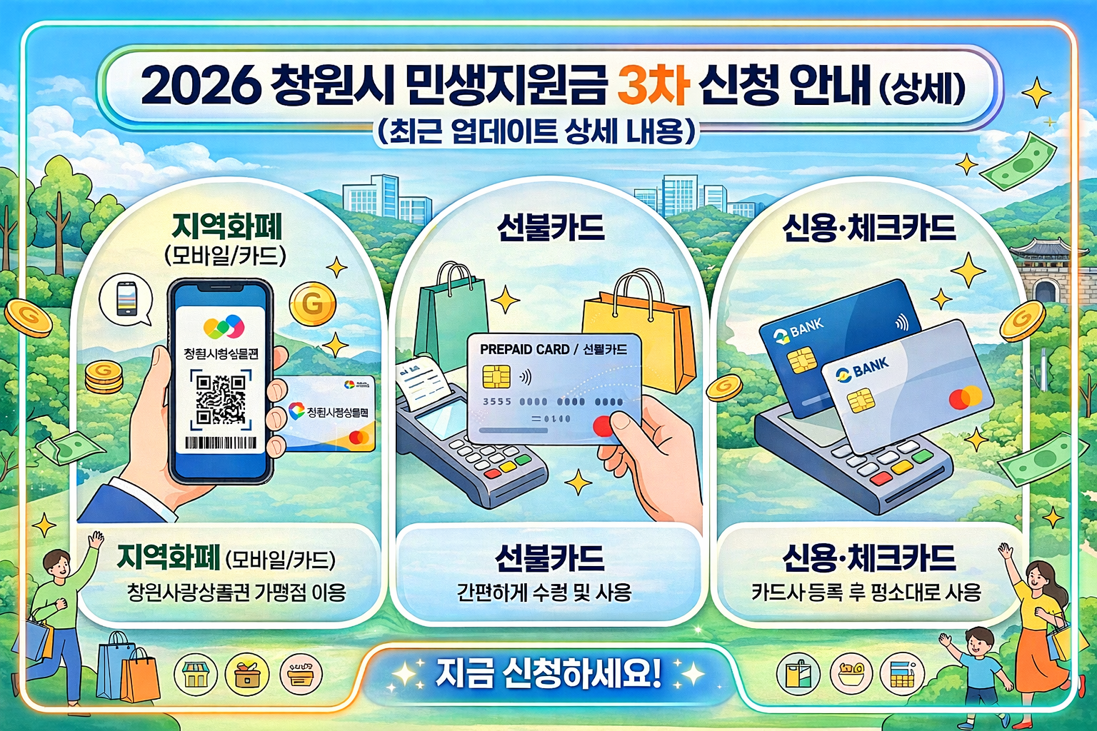 2026 창원시 민생지원금 3차 신청 안내 (상세)