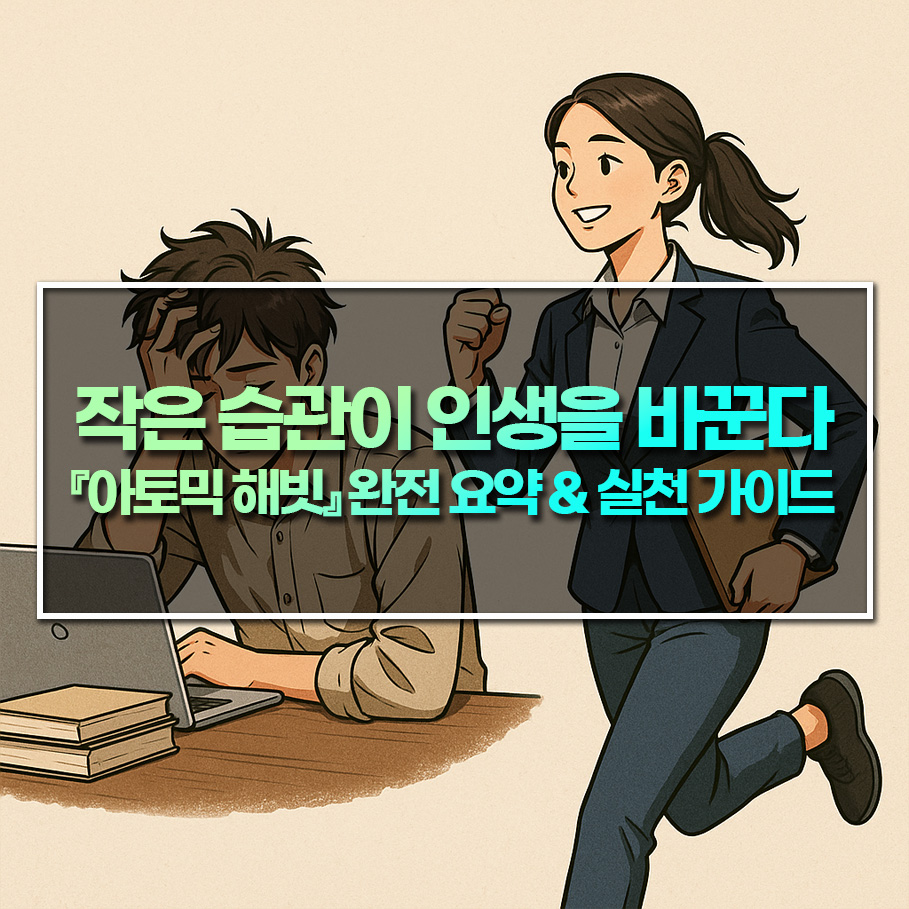 작은 습관이 인생을 바꾼다 – 『아토믹 해빗』 완전 요약 & 실천 가이드
