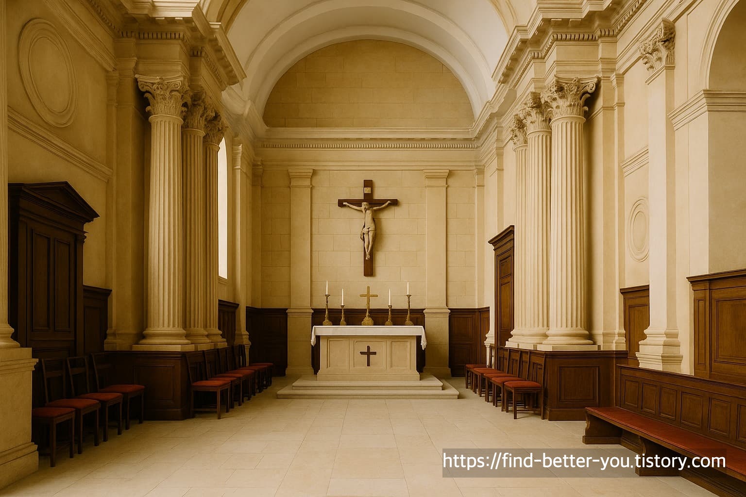 사당과 제단, 신의 자리를 중심에 놓다