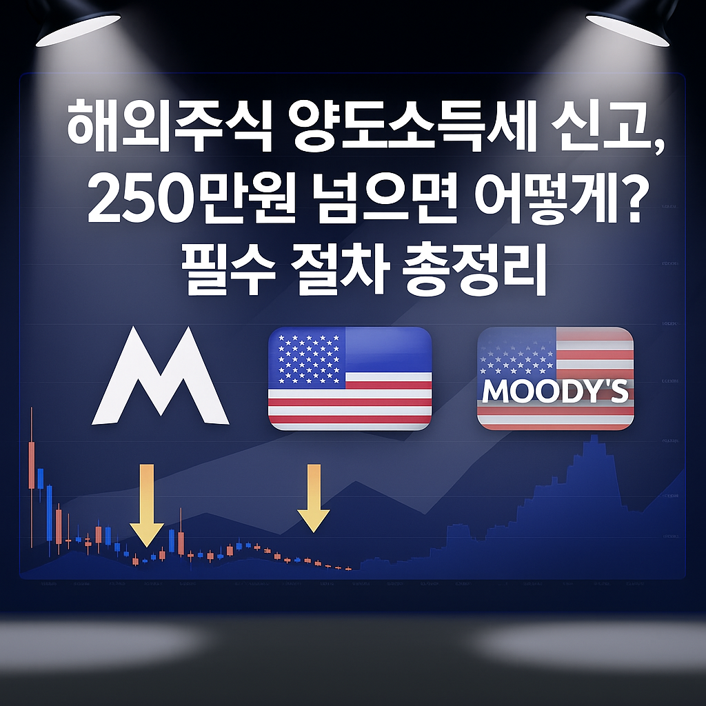 해외주식 양도소득세 신고, 250만원 넘으면 어떻게? 필수 절차 총정리