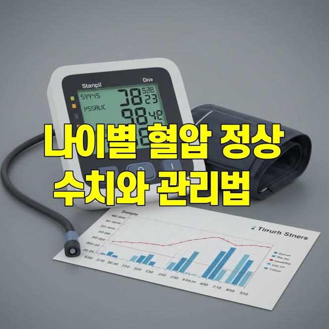 나이별 혈압 정상 수치와 관리법