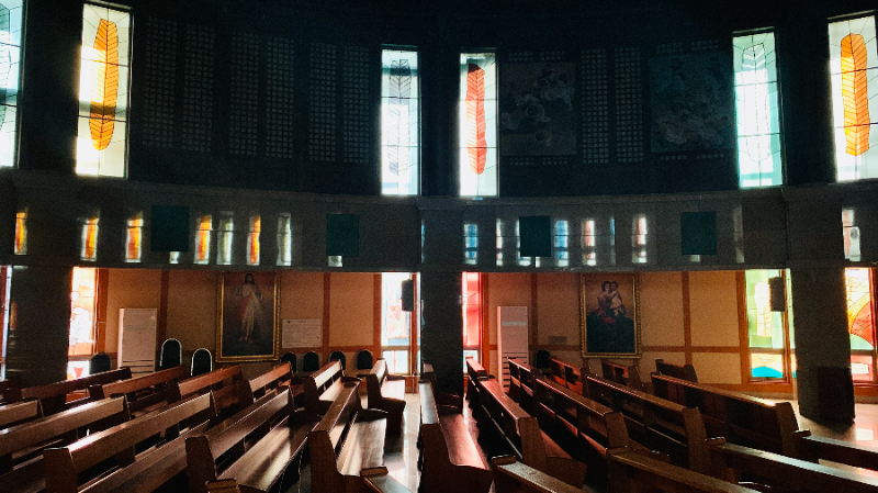 해미 순교성지 대성당내부2