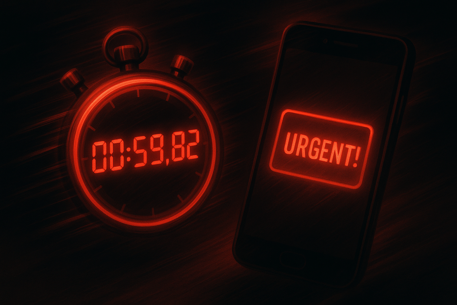 급하게 송금해 달라는 것을 묘사한 일러스트