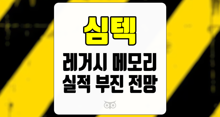 심텍, 레거시 메모리의 한계와 향후 실적 전망