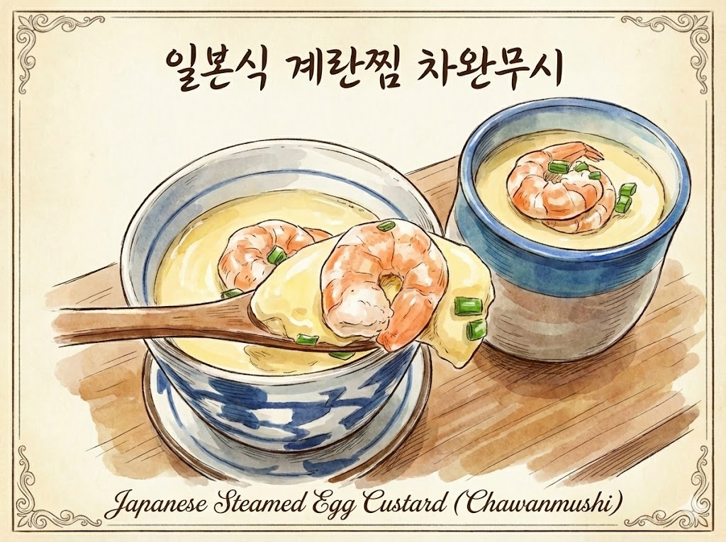 자완무시: 에도 시대의 미학과 저온 스팀 공학이 설계한 &lsquo;푸딩&rsquo;의 질감
