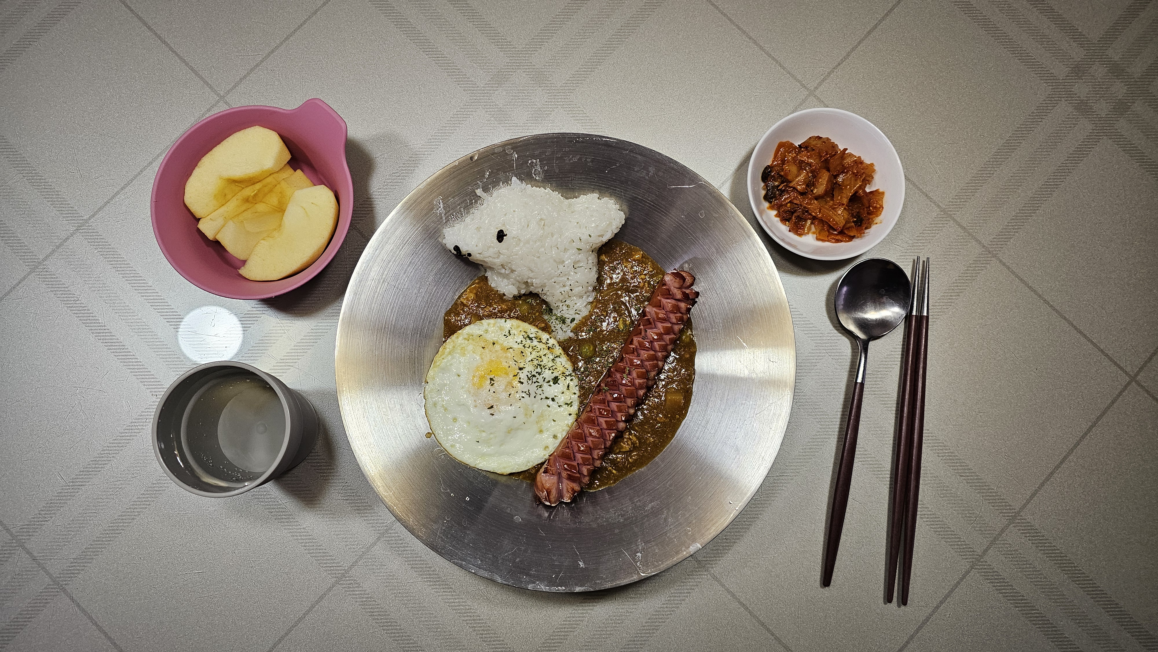 카레와 소세지