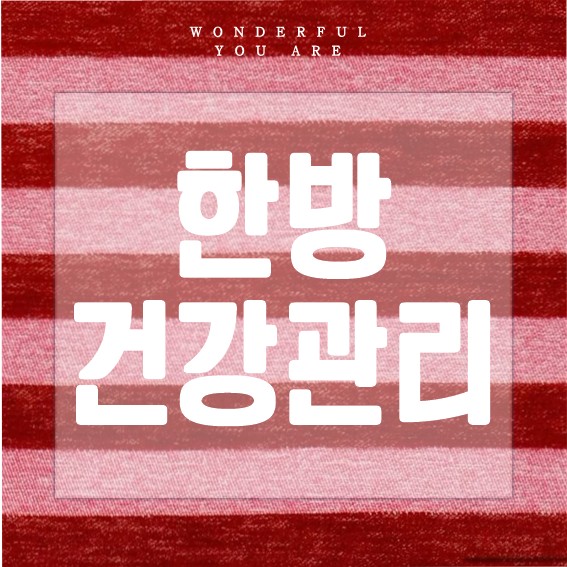 한방 건강 관리 핵심 가이드 : 몸과 마음 관리 방법