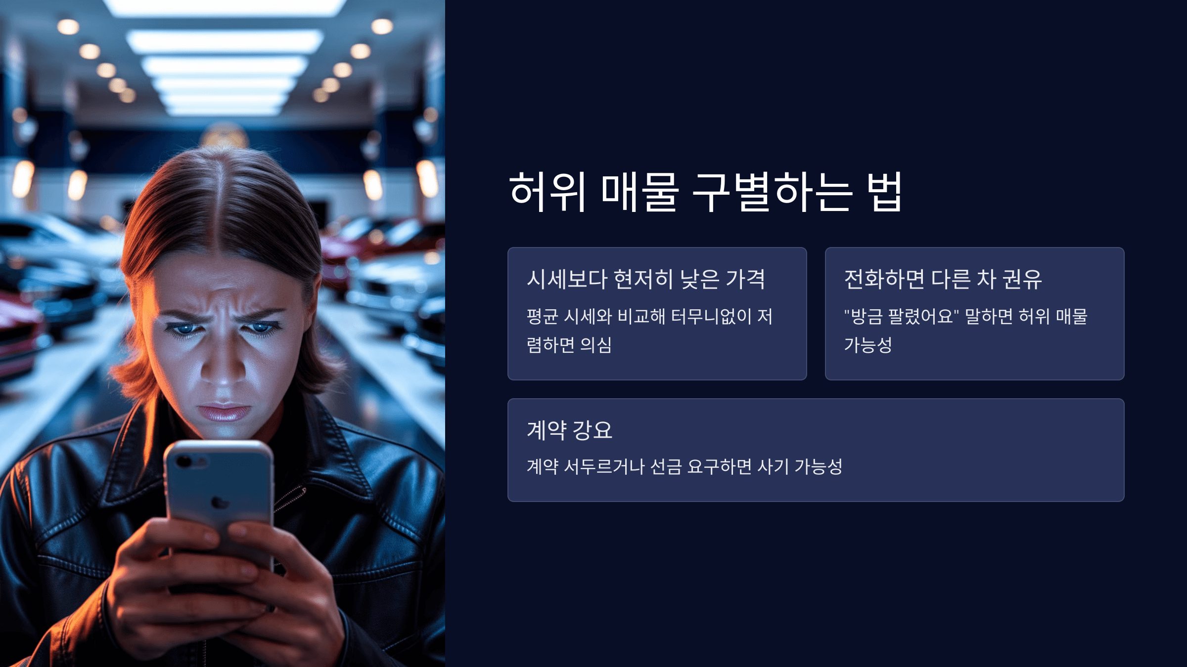 매물 구별하는 법