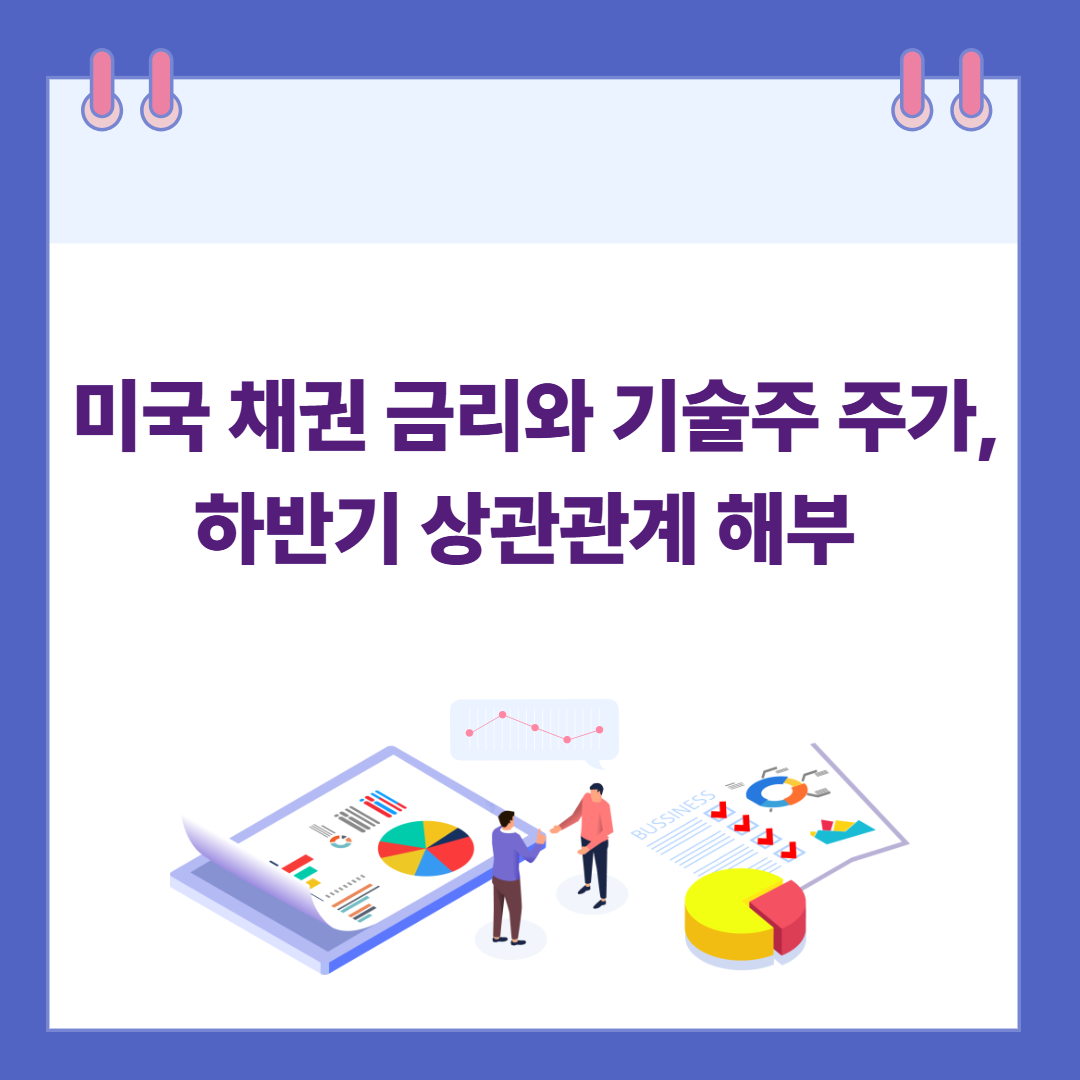 미국 채권 금리와 기술주 주가, 하반기 상관관계 해부 관련 이미지