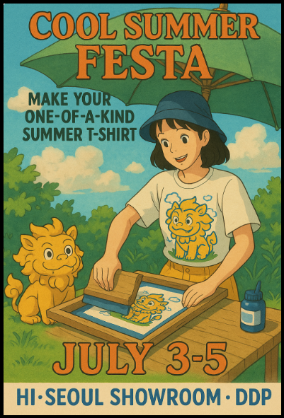 서울시 "쿨 섬머 페스티벌" 홍보 포스터