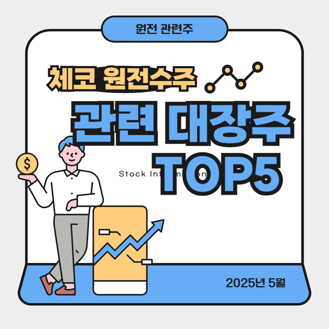 체코 원전 수주 관련 대장주