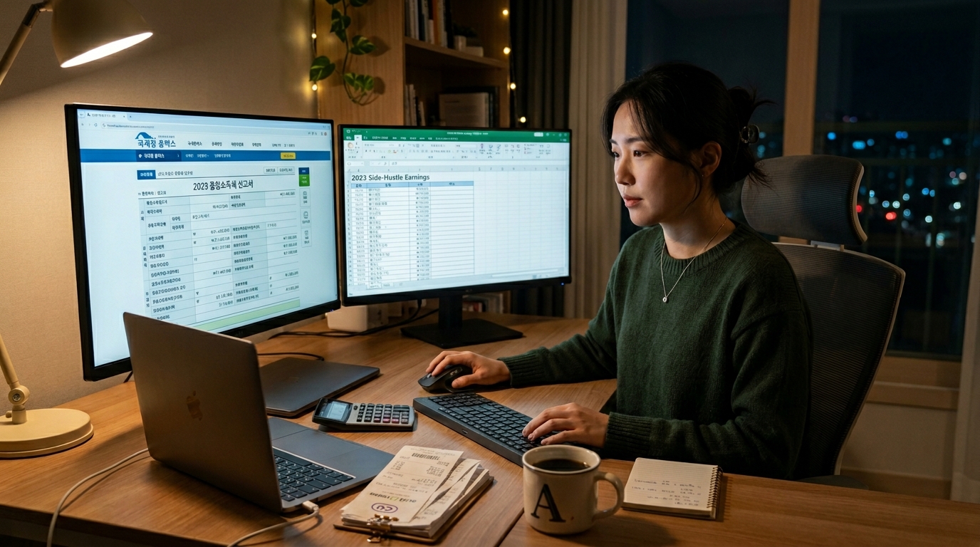 부업 종합소득세 (신고대상, 경비처리, 가산세)