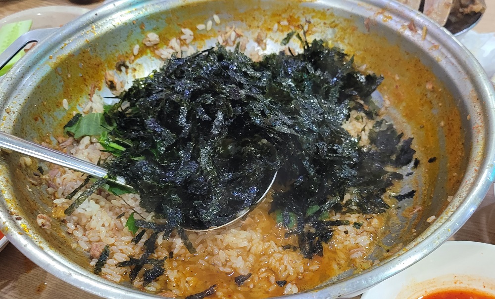 소문난 성수 감자탕 볶음밥