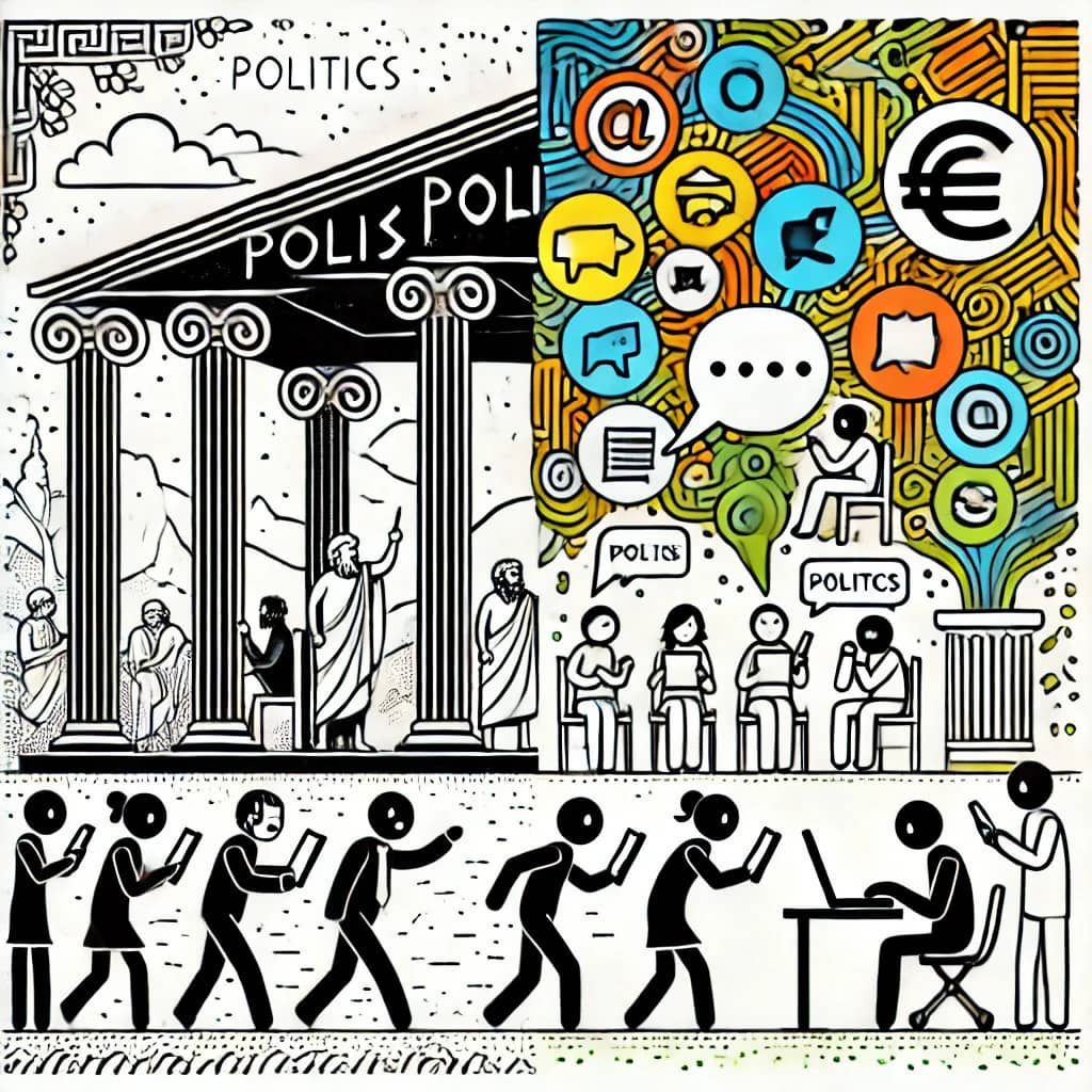 현대와 고대의 정치변화