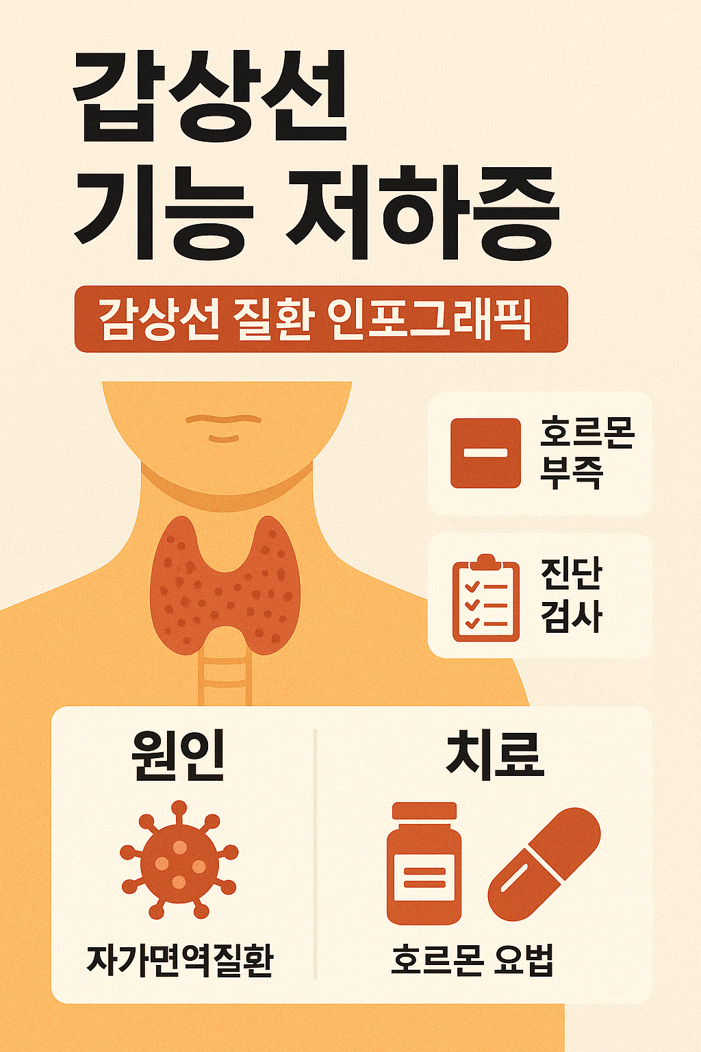 『2025 갑상선 기능 저하증 증상 및 치료법 총정리 – 놓치면 손해!』