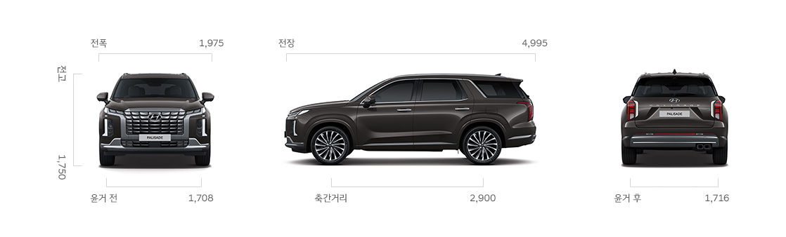 2024 팰리세이드 제원 사진자료