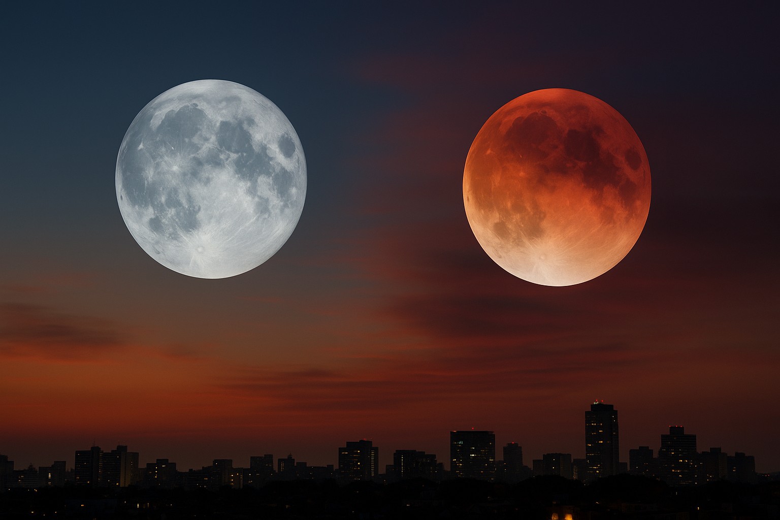 블루문과 블러드문