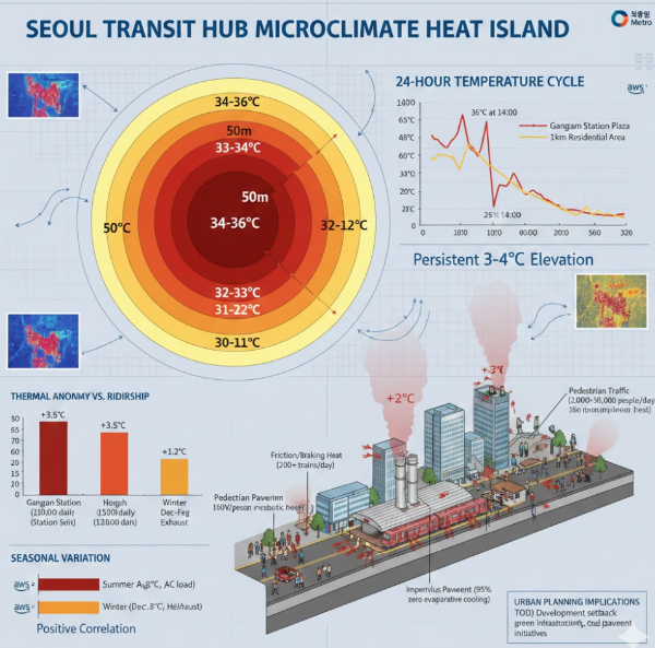 지하철역 주변 미세기후