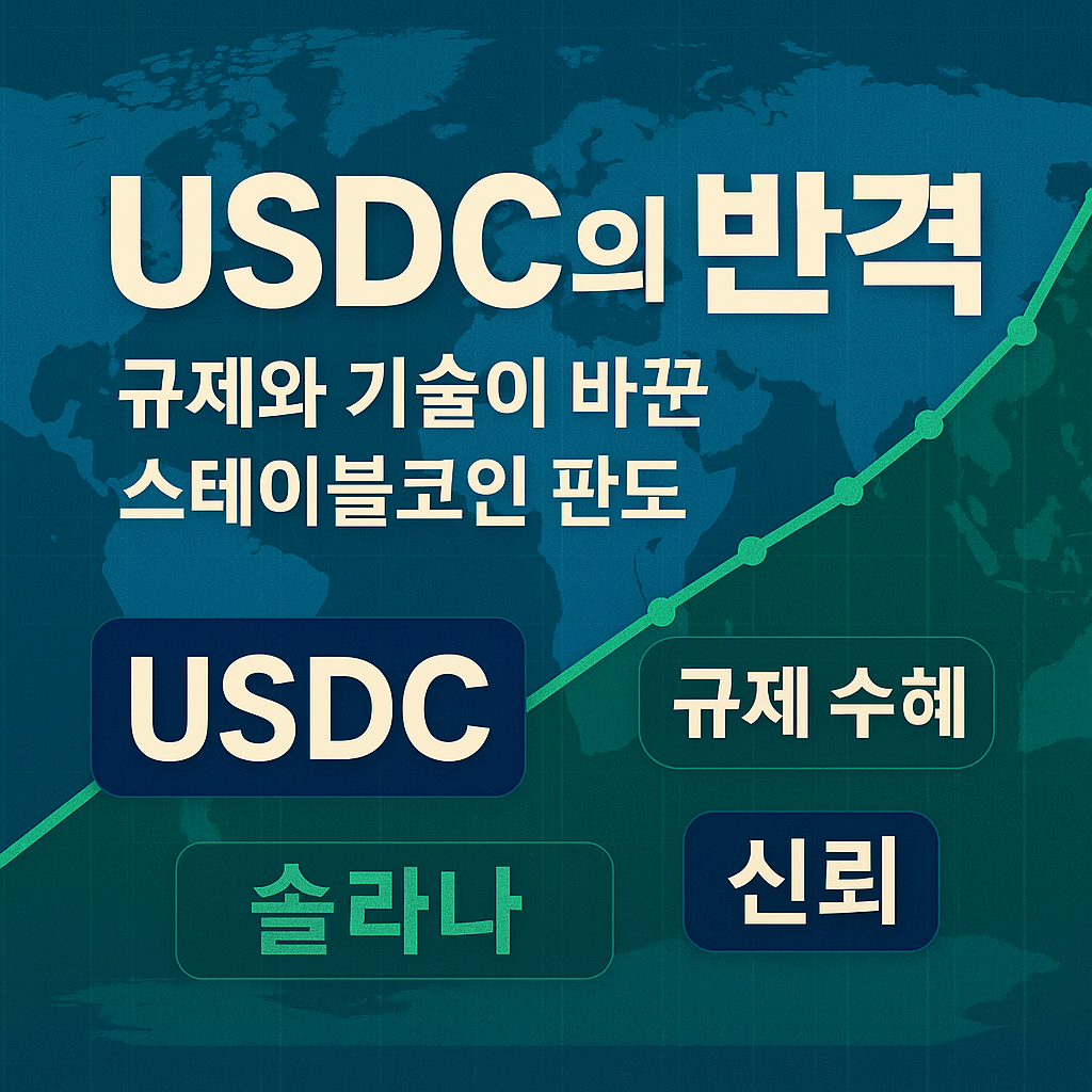 스테이블코인 시장 변화, USDC의 규제 수혜와 기술 확장