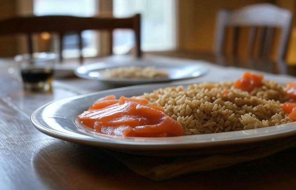 밥은 현미밥으로 !!