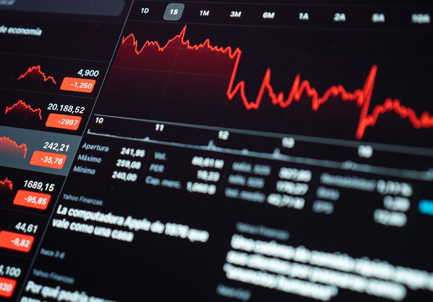 네비우스 주가 급등을 상징하는 주식 시장 상승 그래프 이미지