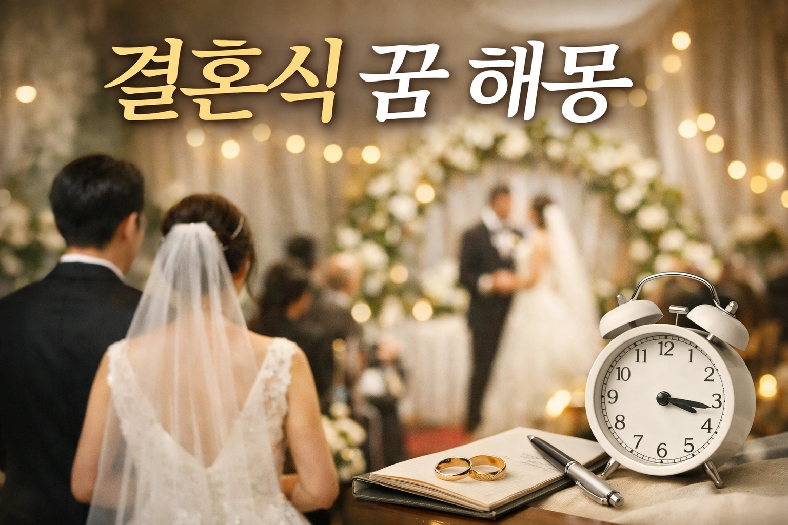 결혼식 꿈 해몽 총정리|상황별 의미와 현실에서의 해석