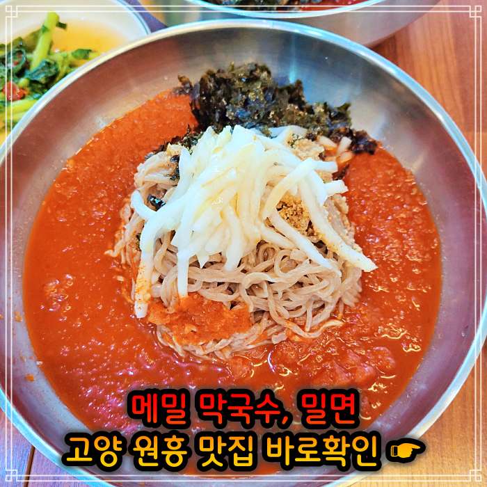 고양 삼송 원흥 맛집 메밀막국수, 밀면