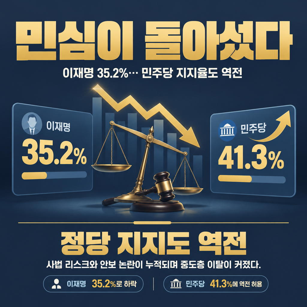 민심이 돌아섰다