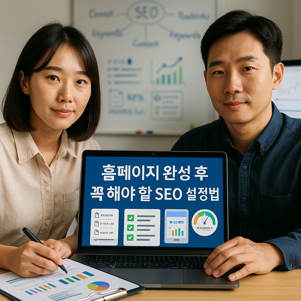 홈페이지 완성 후 꼭 해야 할 SEO 설정법