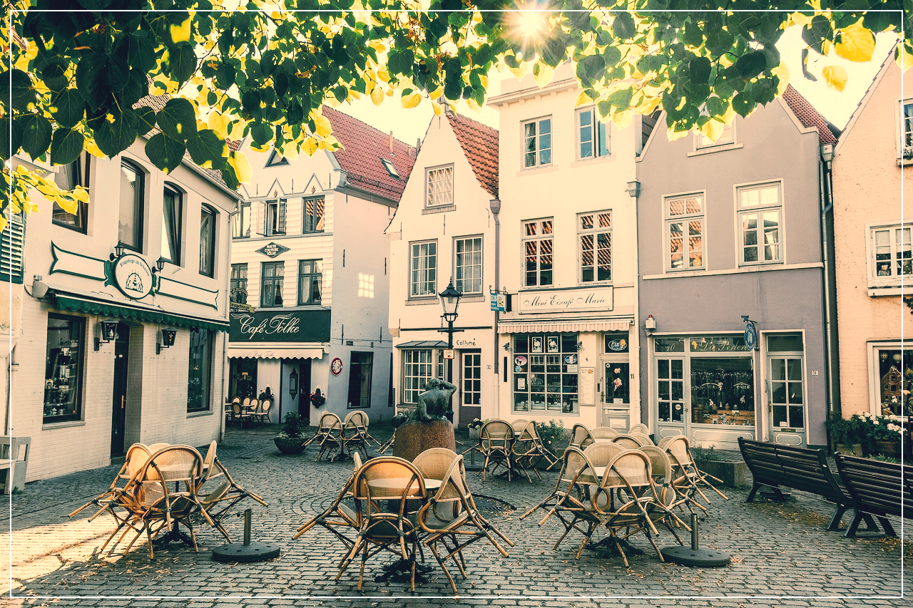 브레멘의 소설 속 마을 같은 거리