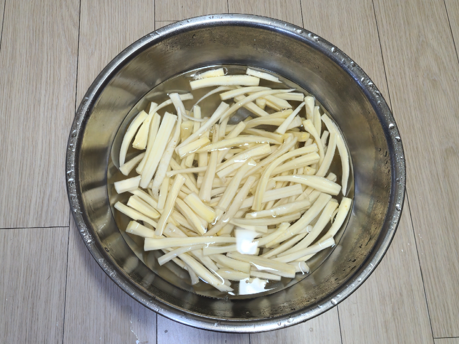 도라지-쓴맛-제거하는-과정(설탕,-소금물)