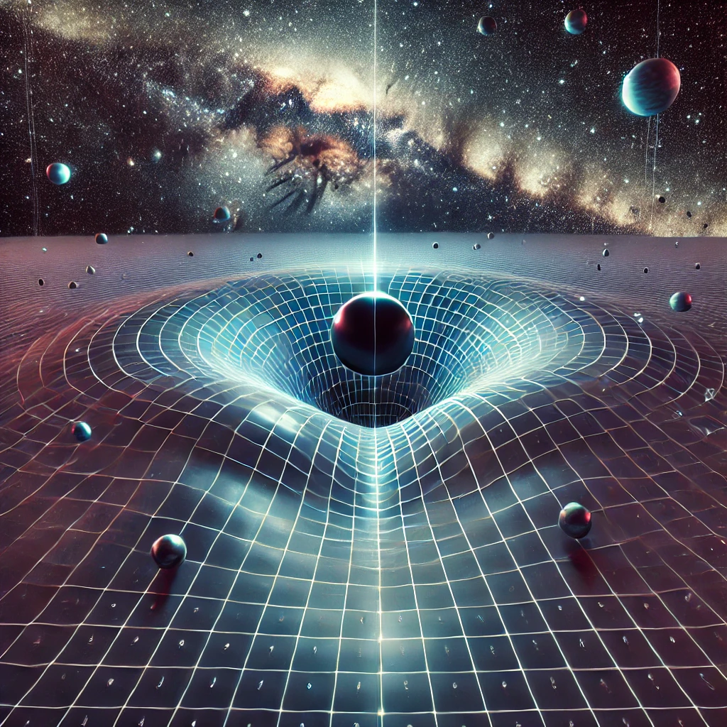 시공간의 휘어짐: 중력에 의해 휘어지는 공간과 시간