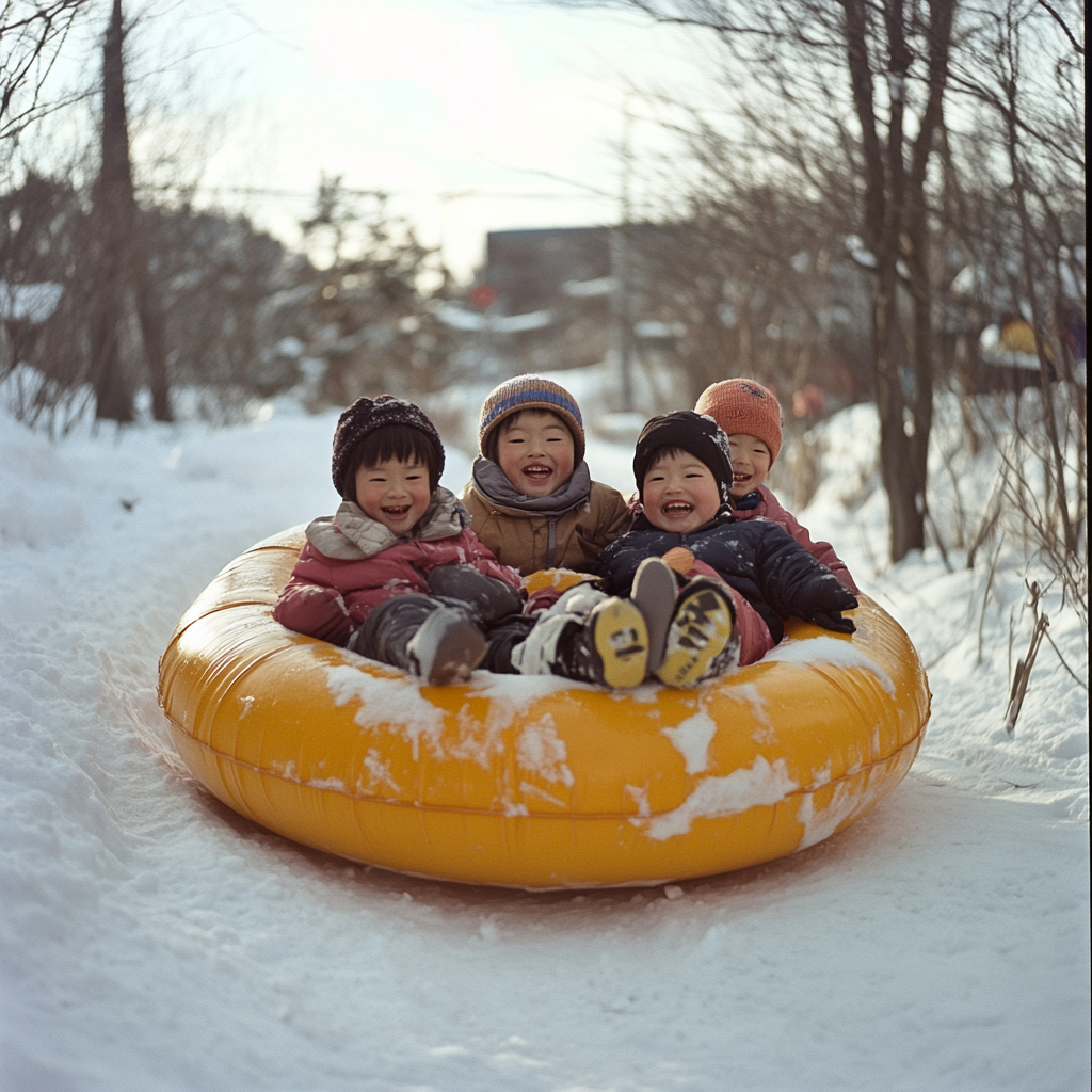 오투리조트 눈썰매장 겨울방학 필수 코스
