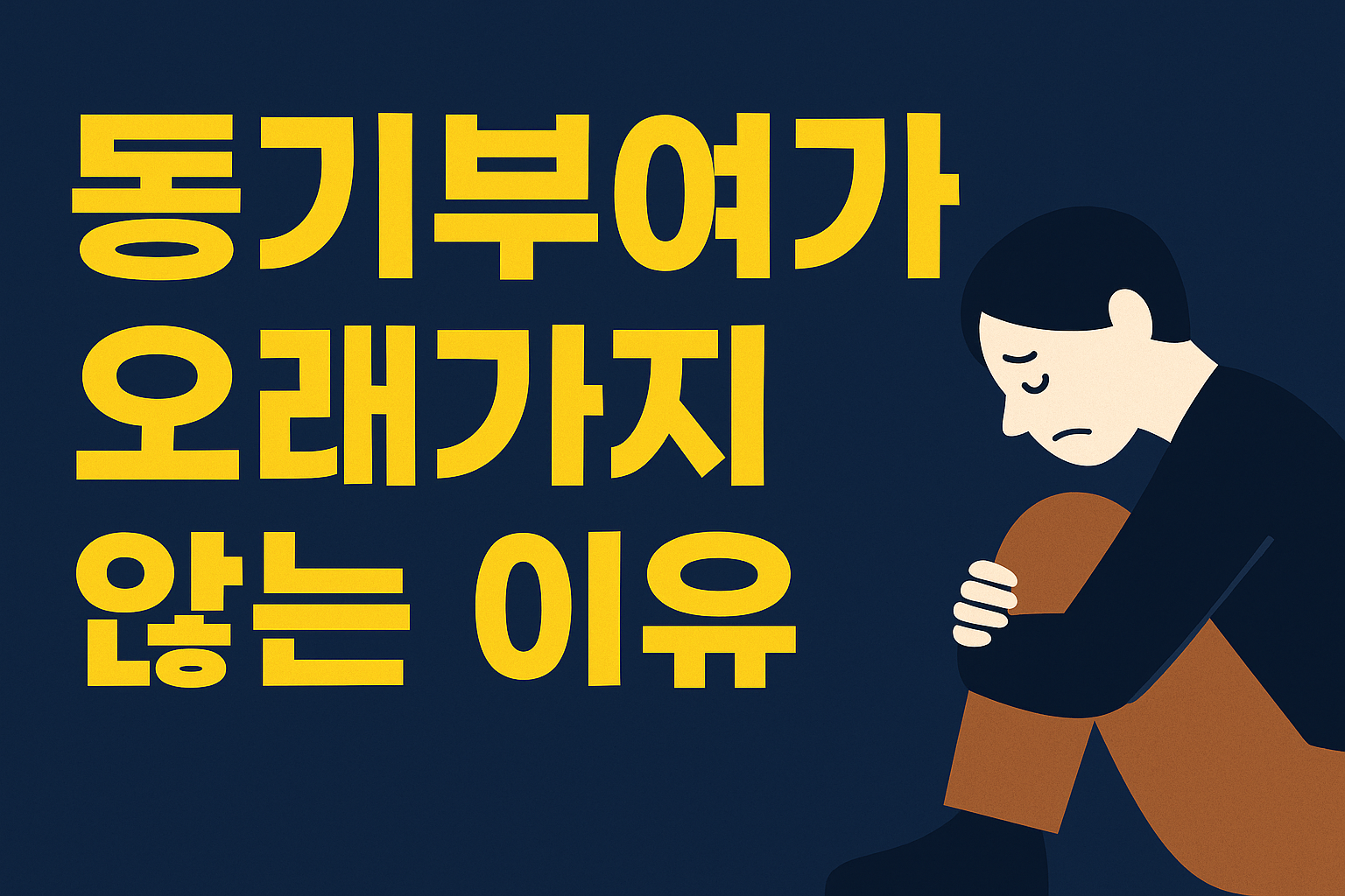 동기부여는 왜 오래가지 않을까? 지속 가능한 동기의 심리학