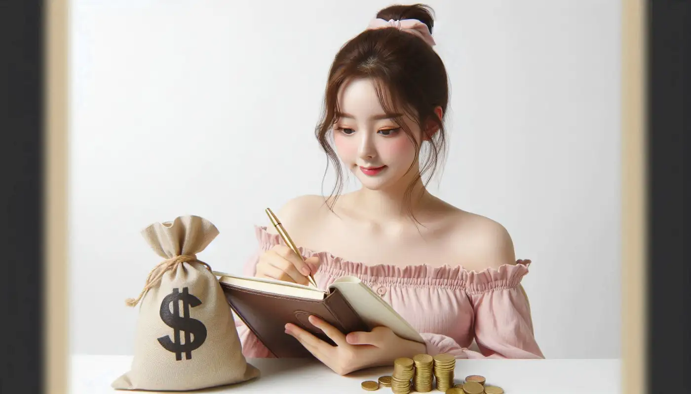 연말정산-간소화서비스-방법으로-자산관리하는-여성의-모습