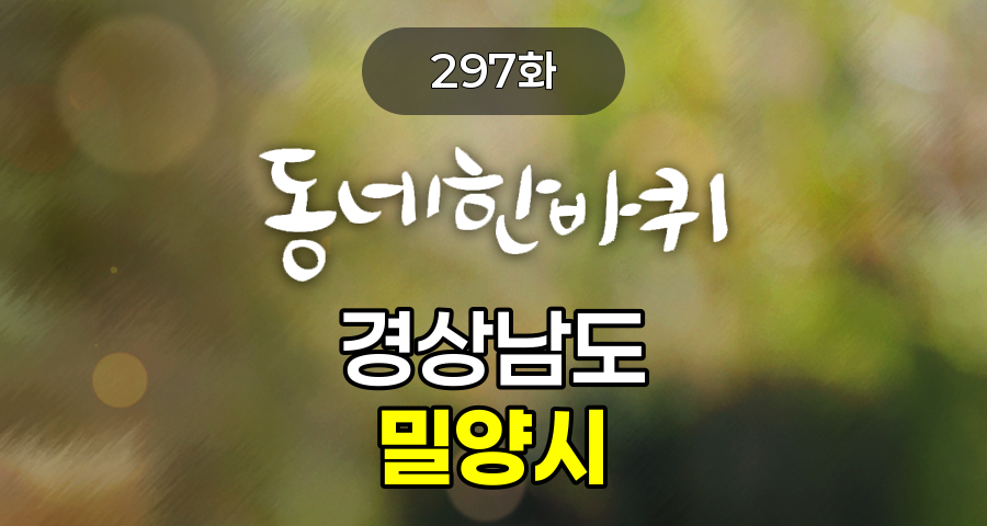 KBS 동네한바퀴 경상남도 밀양시 297화 2024년 11월 30일 맛집 식당 업체 촬영장소 촬영지 정보, 삼문 수변공원, 레드애플팜, 월연정, 밀양농악기제작소, 머트리팜, 효와당