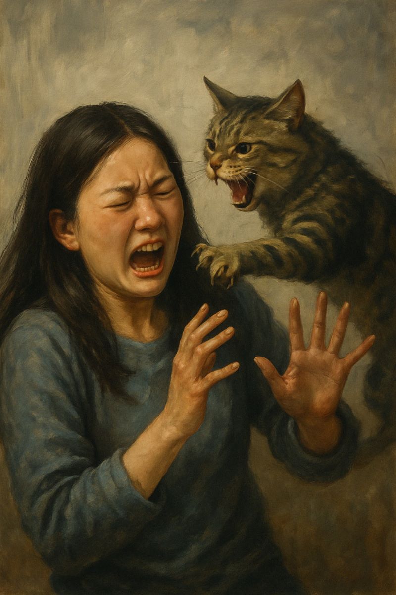 고양이가 날 공격하는 꿈 해몽 – 이중감정