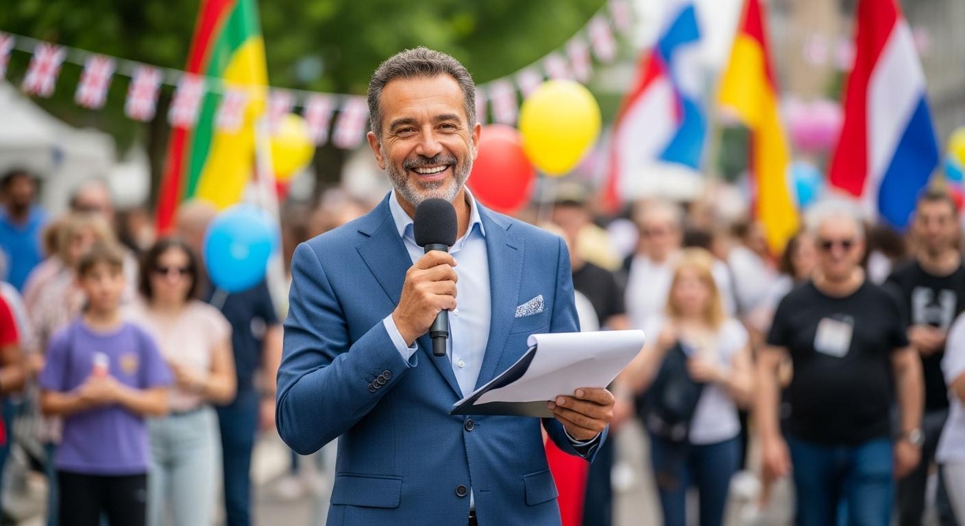 광복절 경축식 아나운서