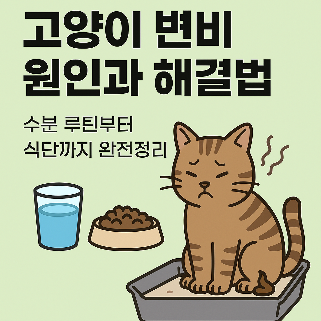 고양이 변비 원인과 해결법 (1)