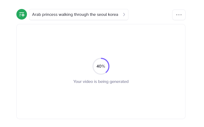 Haiper AI 사이트 영상 제작