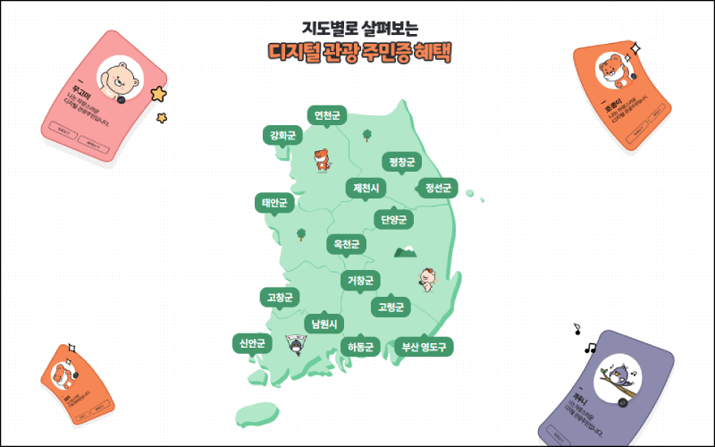 디지털 관광주민증 설명