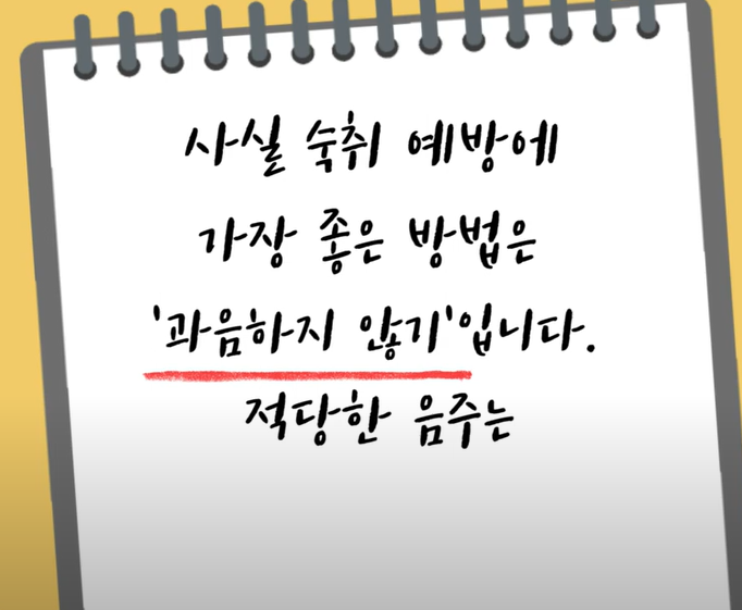 과음하지 않기 이미지