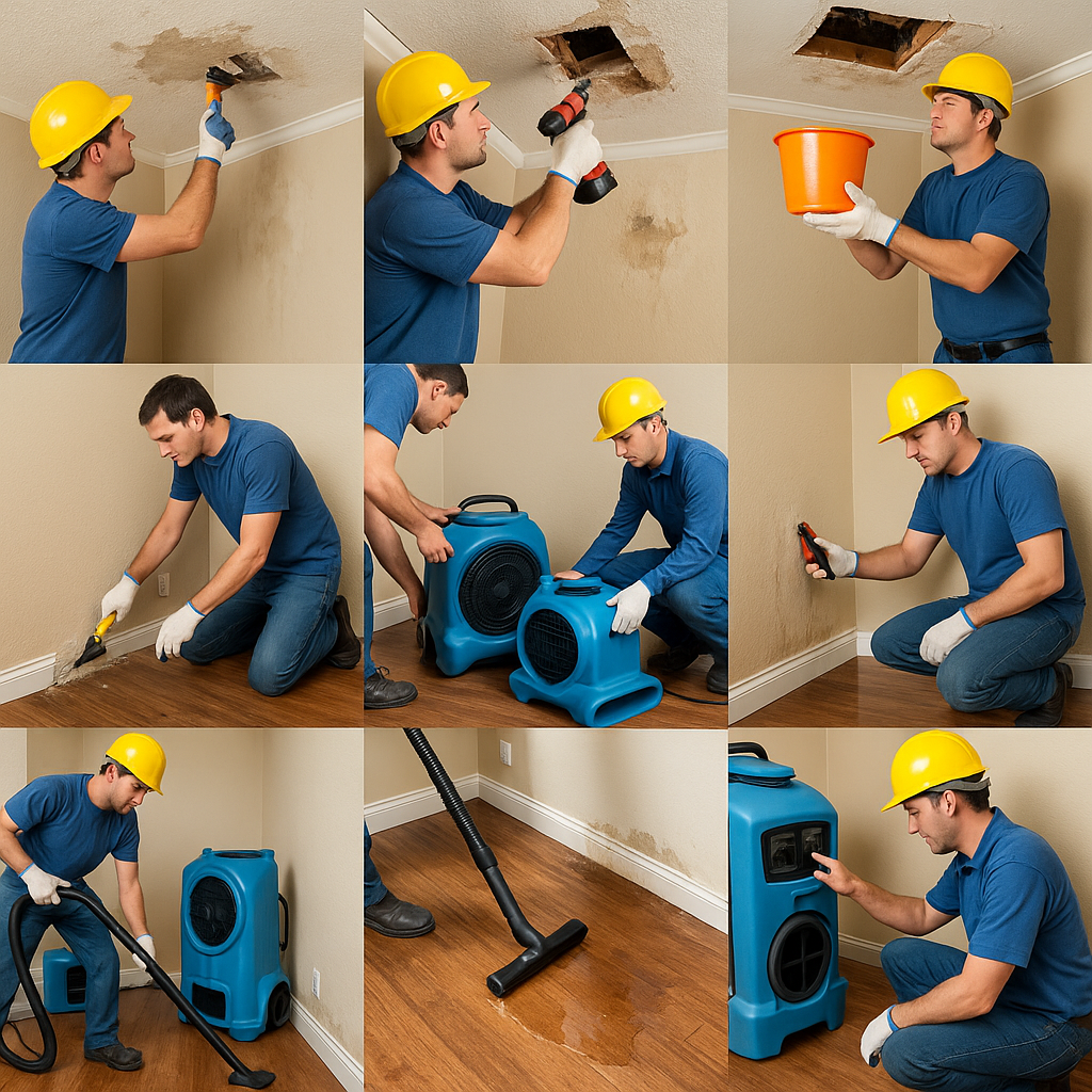 누수 복구 사진