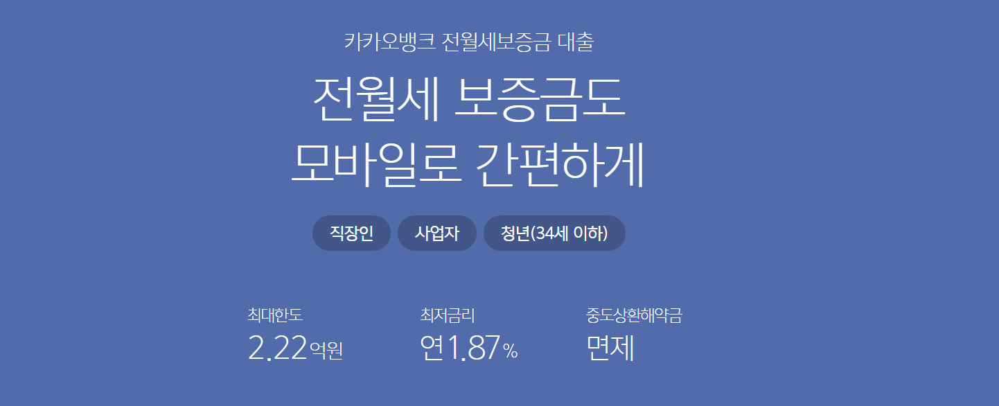 카카오뱅크-전월세-보증금-대출