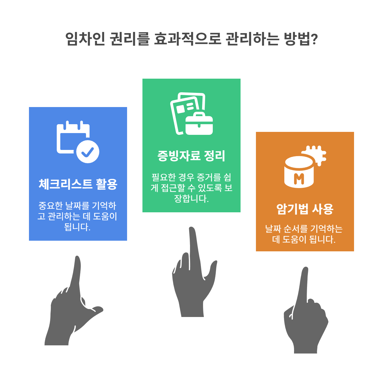 날짜를 헷갈리지 않고 기억하는 꿀팁