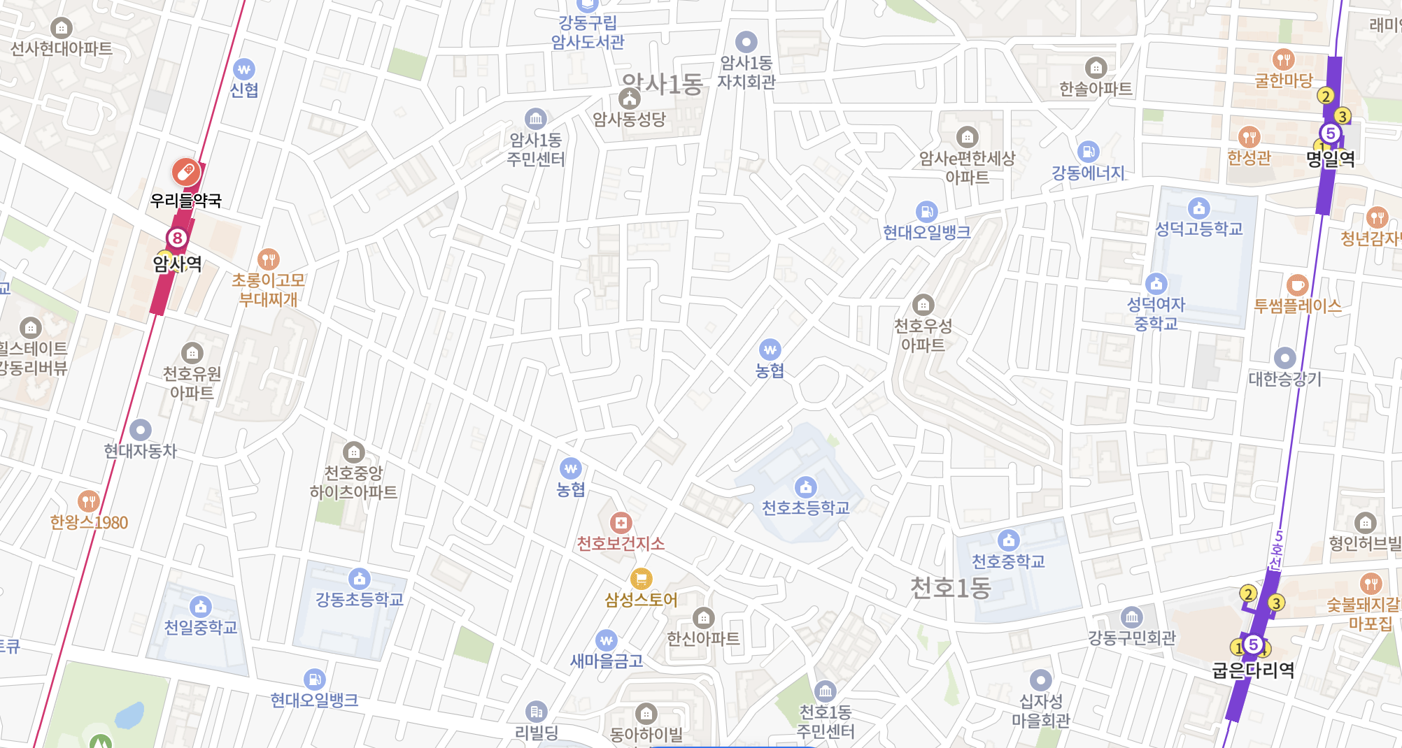 우리들약국 위치