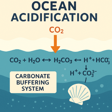 해양 산성화의 화학적 반응계와 탄산 완충 구조의 작동 원리
