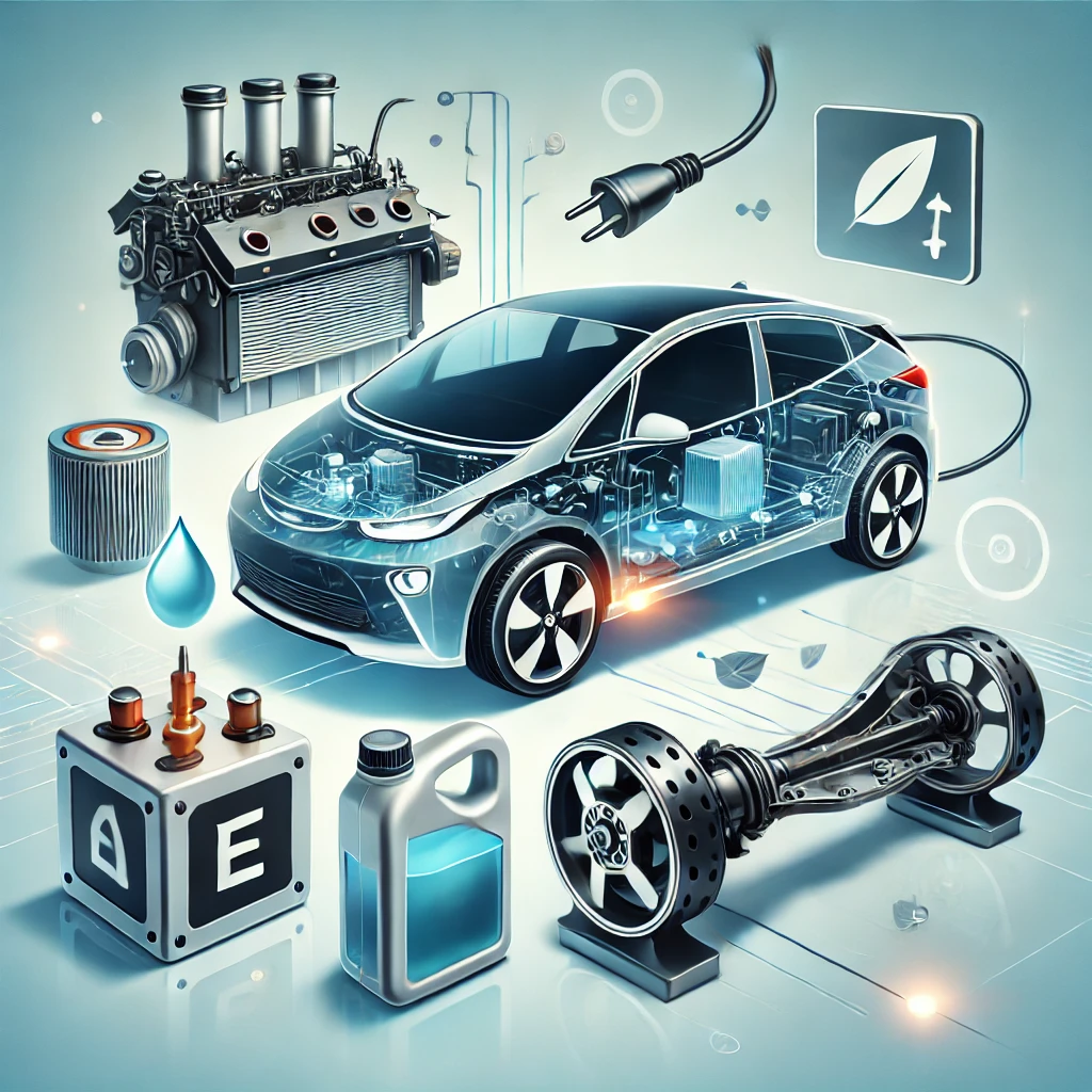 전기차 냉각수와 감속기 오일
