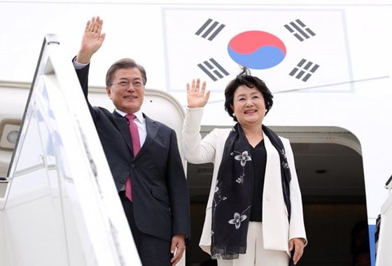 문재인 지지율 중간 비교